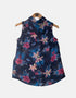 Tank blue floral FM